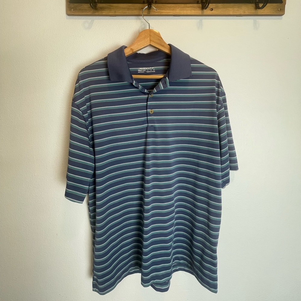 Men’s Large NikeGolf fit-dry collard Golf Shirt